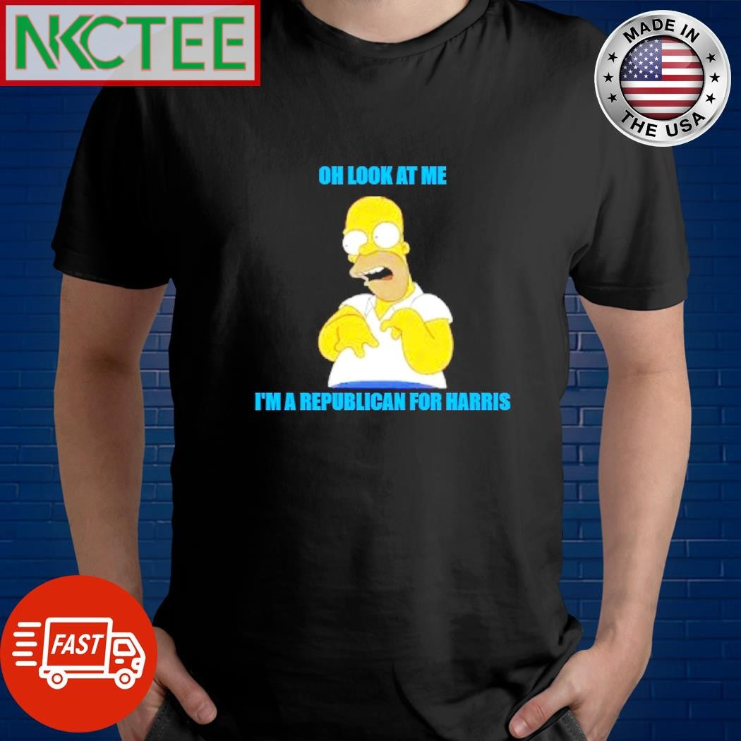 The Simpsons Oh look at me I’m a Republican for Kamala Harris shirt
