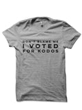 Donâ€™t Blame Me, I Voted for Kodos-The Simpsons Grey T-Shirt Hoodie, Sweatshirt | PureTeeCo.com