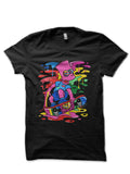 Trippin Skating Bart-The Simpsons Black T-Shirt Hoodie, Sweatshirt | PureTeeCo.com