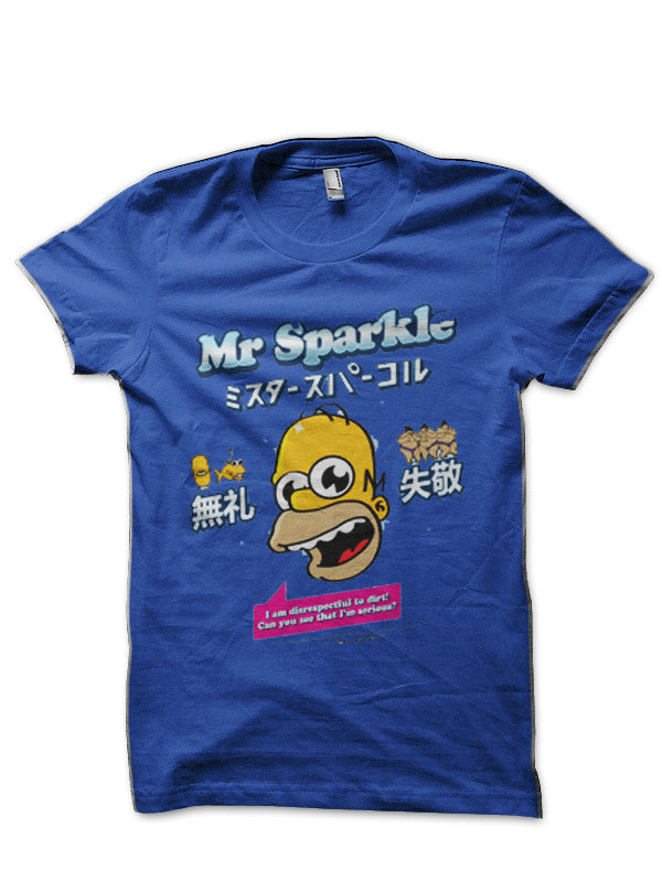 Mr Sparkle â€“ â€™19 The Simpsons Royal Blue T-Shirt Hoodie, Sweatshirt | PureTeeCo.com