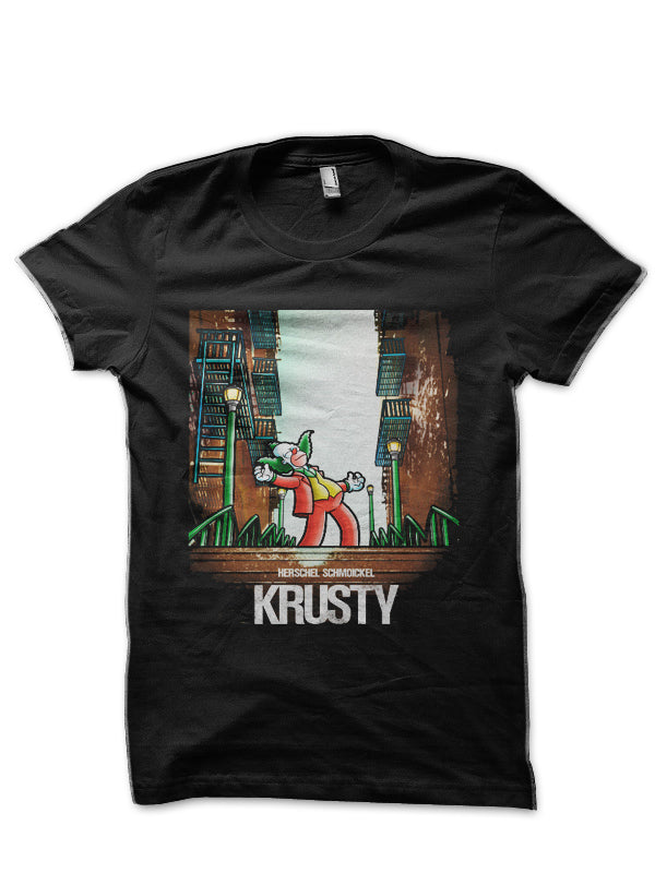Krusty- The Simpsons Black T-Shirt Hoodie, Sweatshirt | PureTeeCo.com