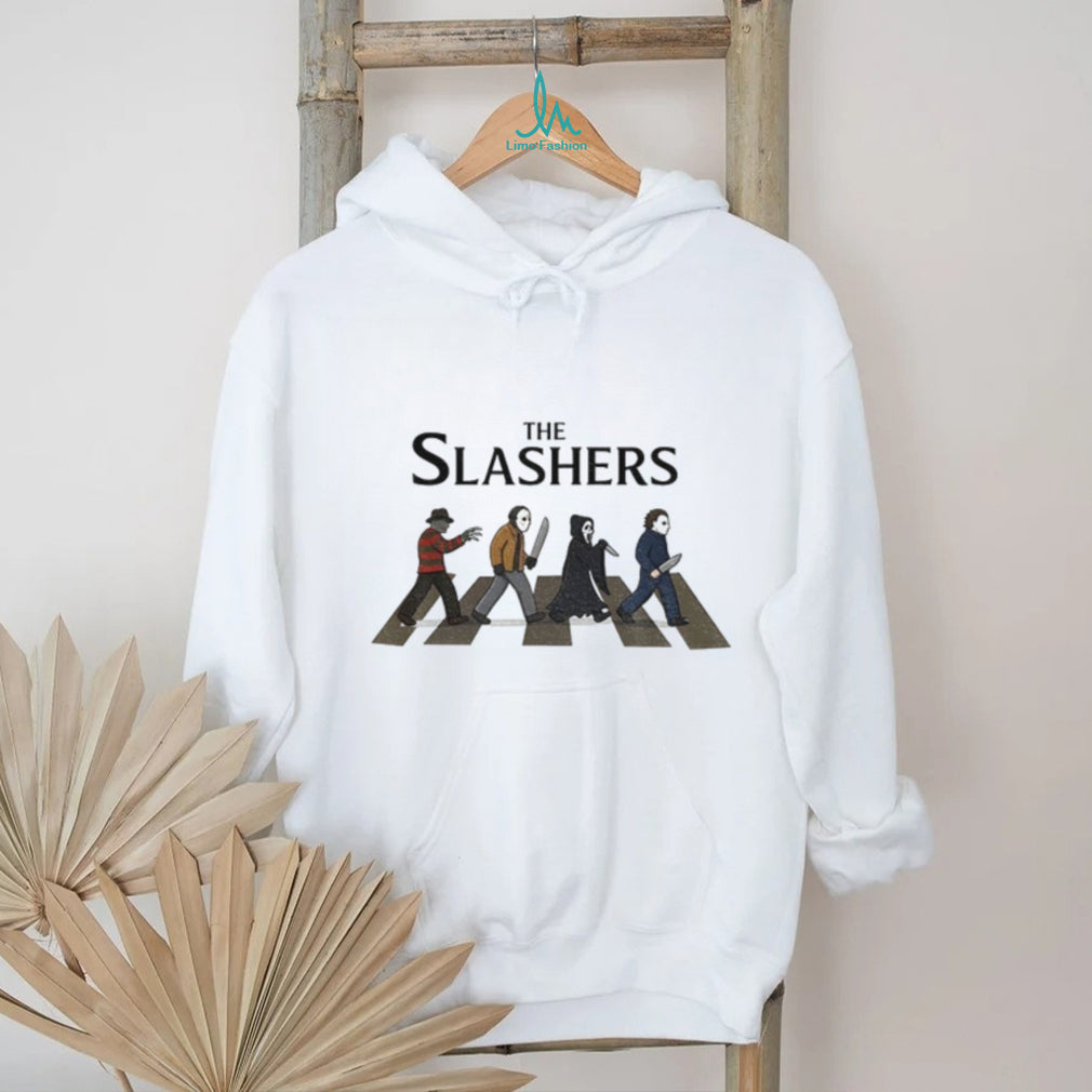 The Slaslers Horror Halloween Movie Michael Ghostface Jason Voorhees Freddy shirt