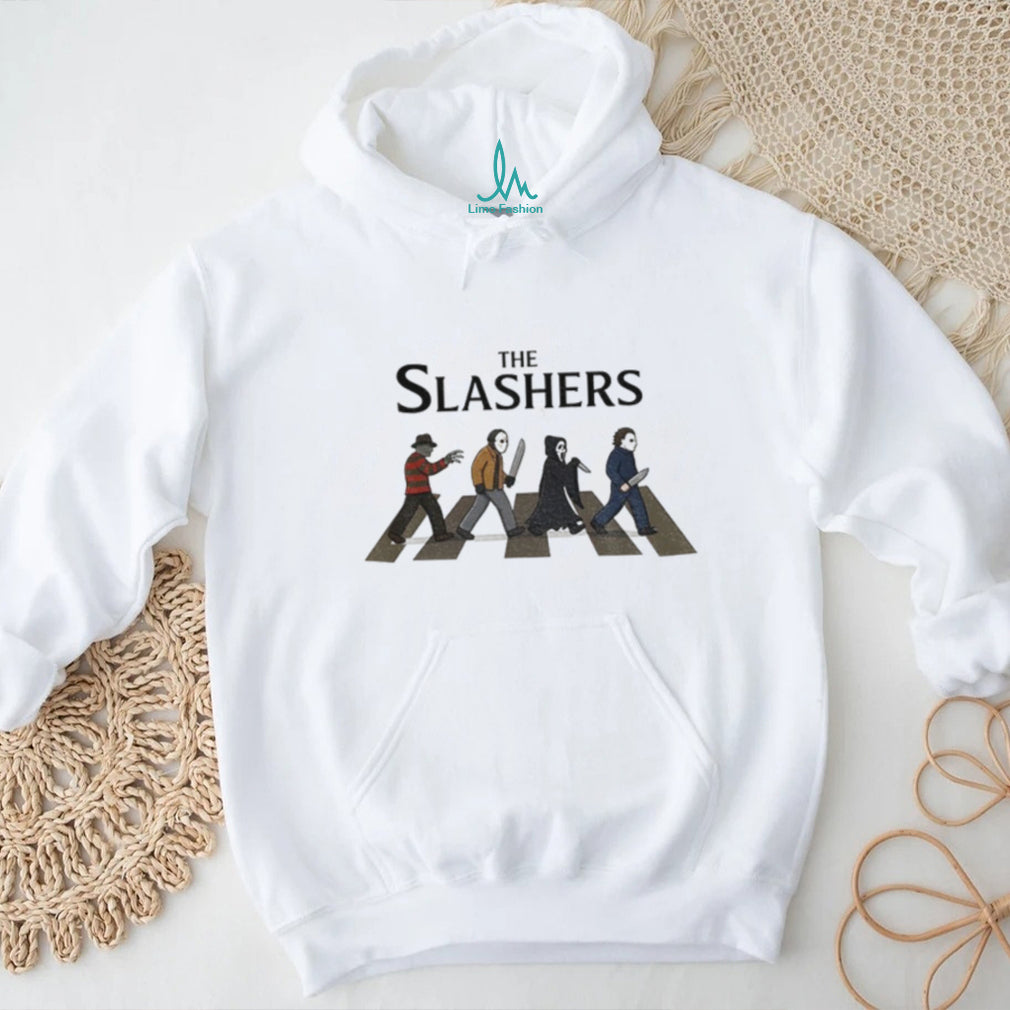 The Slaslers Horror Halloween Movie Michael Ghostface Jason Voorhees Freddy shirt
