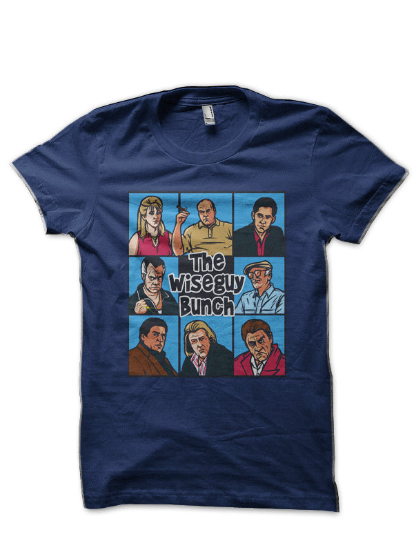 The Sopranos Navy Blue T-Shirt Hoodie, Sweatshirt | PureTeeCo.com