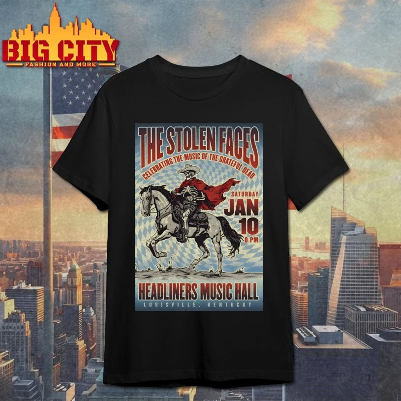 The Stolen Faces January 10 2026 In Louisville KY Poster shirt