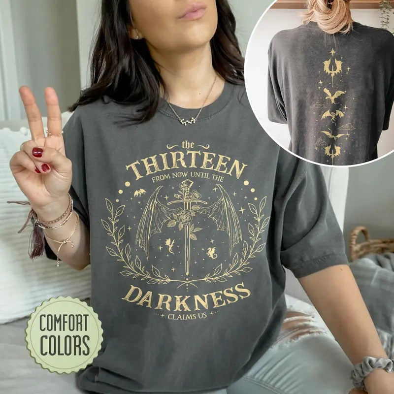 The Thirteen Throne Of Glass Comfort Colors Shirt, We Are The Thirteen, Bookish Gift Hoodie, Sweatshirt | PureTeeCo.com