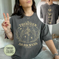 The Thirteen Throne Of Glass Comfort Colors Shirt, We Are The Thirteen, Bookish Gift Hoodie, Sweatshirt | PureTeeCo.com