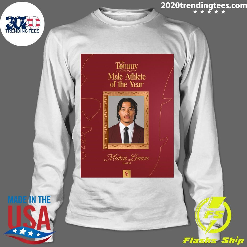 The Tommy Awards Male Athlete of the Year Makai Lemon Football Shirt