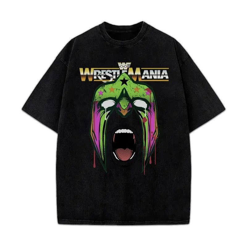 The Ultimate Warrior Vintage Style wrestling Custom Design Men T-Shirt Crewneck Cotton Hoodie, Sweatshirt | PureTeeCo.com