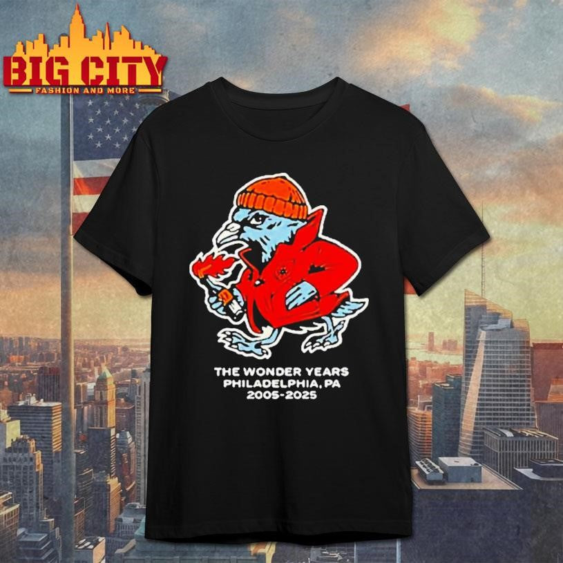 The Wonder Years Philadephia Pa 2005 2025 Molotov Pigeon Shirt