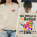 The World Is Better With You In It, LGBT Rainbow Shirt, Pride Month Shirt, Gay Pride Shirt, LGBTQ Shirt, Pride Ally...