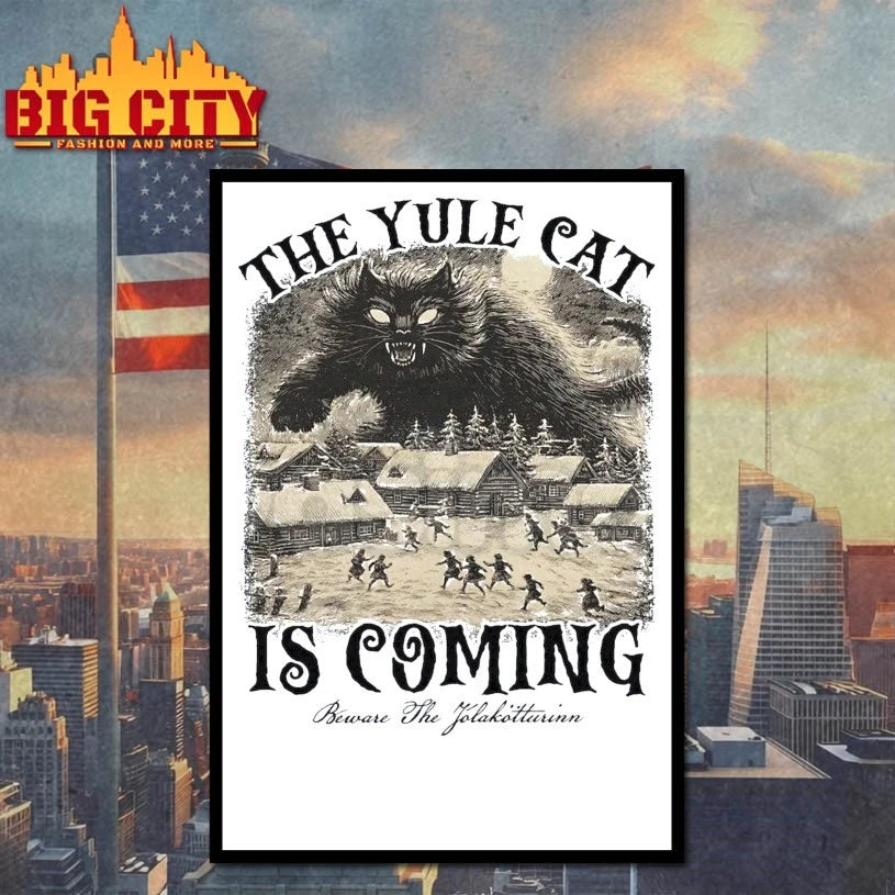 The Yule Cat Is Coming Jólakötturinn Christmas shirt