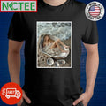The beautiful woman was born in the shell of a oyster shirt