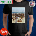 The crowded beach of Atlantic City photographed in 1908 shirt
