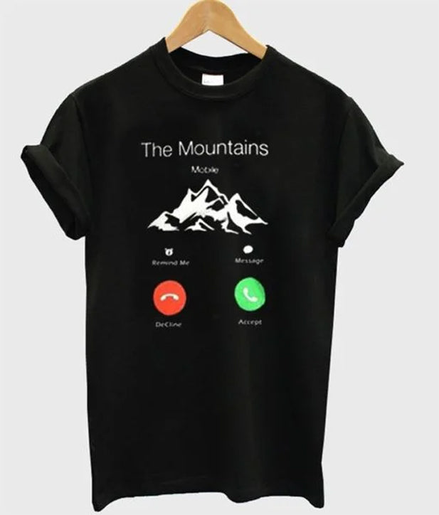 The mountains calling T-Shirt Hoodie, Sweatshirt | PureTeeCo.com