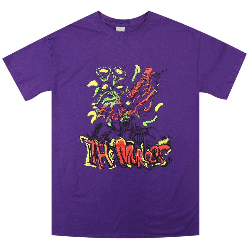Flower Purple T-Shirt Hoodie, Sweatshirt | PureTeeCo.com (Image 1)