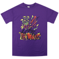 Flower Purple T-Shirt Hoodie, Sweatshirt | PureTeeCo.com (Image 1)