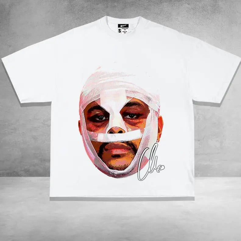 TheWeekndd T-shirt Halloween Big face Graphic tee Hoodie, Sweatshirt | PureTeeCo.com