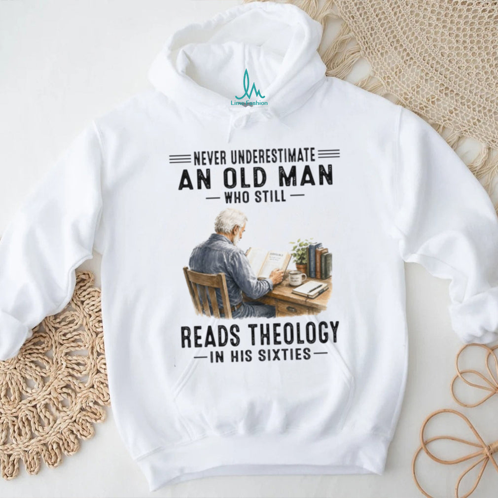 Theology Reader Old Man Sixties Scholar Shirt