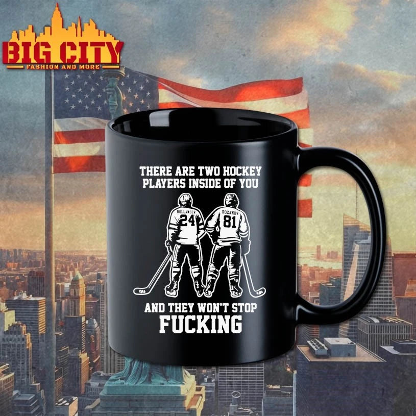 There Are Two Hockey Players Inside Of You And They Won’t Stop Fucking shirt