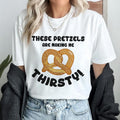 These Pretzels Are Making Me Thirsty Shirt Seinfeld Cosmo Kramer Shirt Hoodie, Sweatshirt | PureTeeCo.com