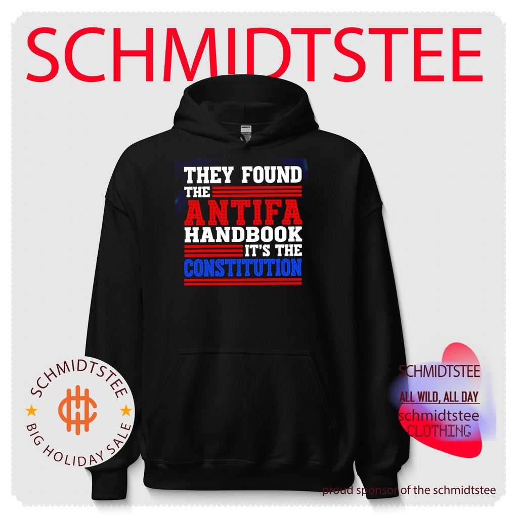 They found the antifa handbook it’s the constitution shirt