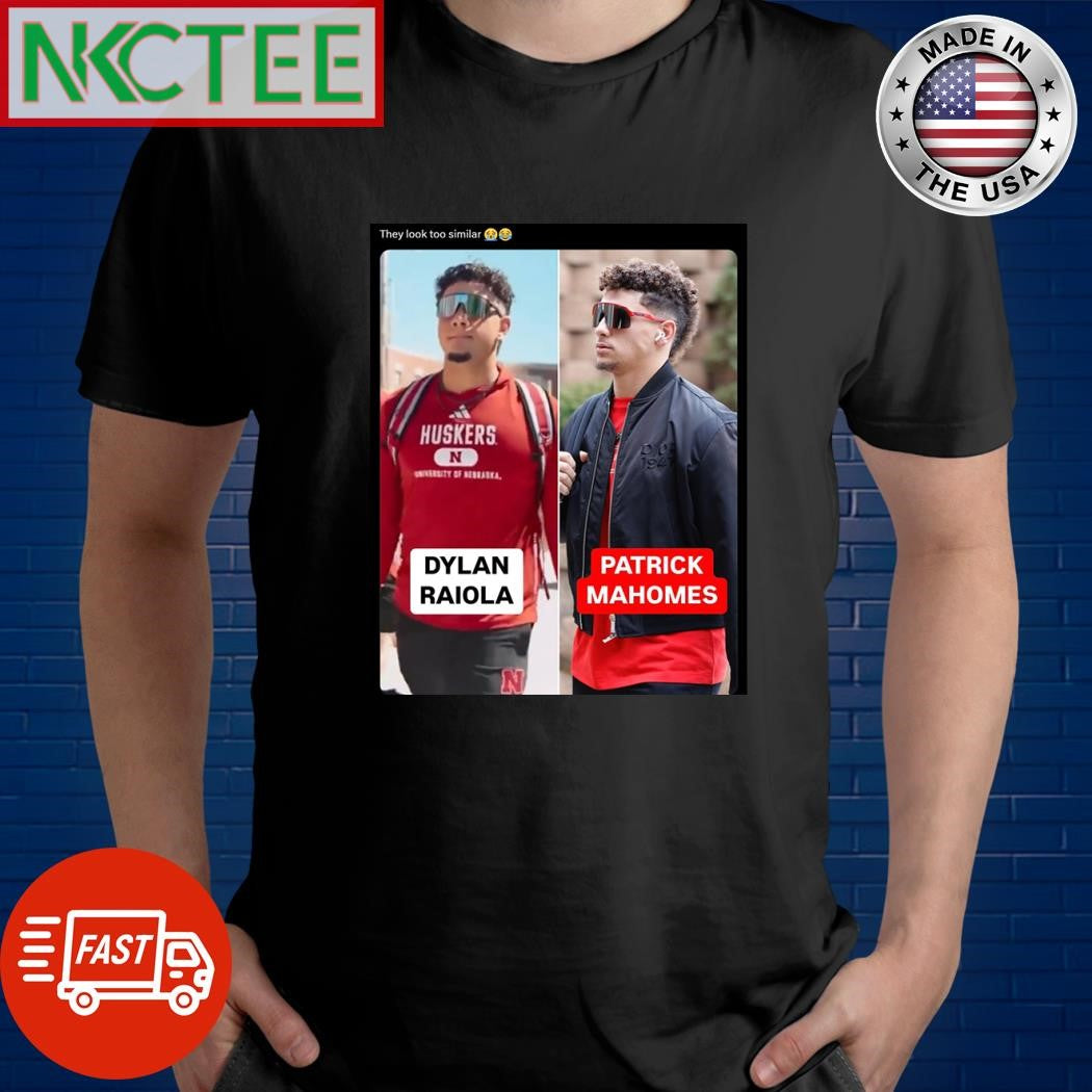 They look too similar Dylan Raiola Patrick Mahomes shirt