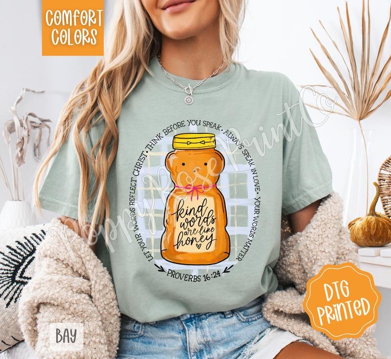 Think Before You Speak Shirt Comfort Colors, Trendy Religious Women's Tee, Gift for Her Hoodie, Sweatshirt | PureTeeCo.com