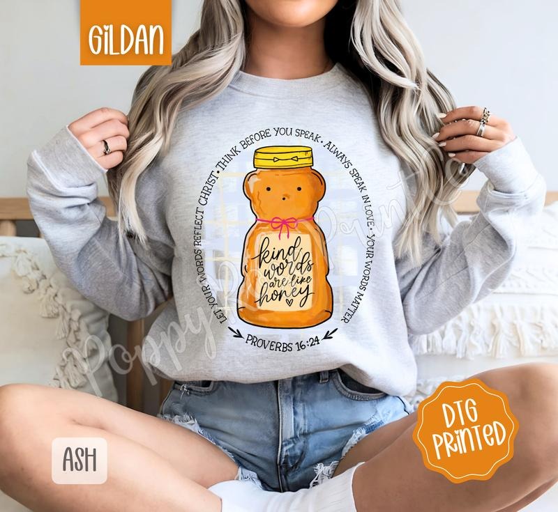 Think Before You Speak Sweatshirt, Trendy Religious Women's Crewneck T-Shirts, Hoodie | PureTeeCo.com