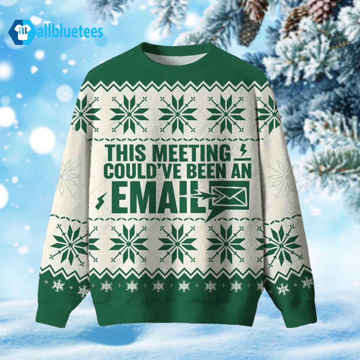 This Meeting Could’ve Been An Email Ugly Christmas Sweater