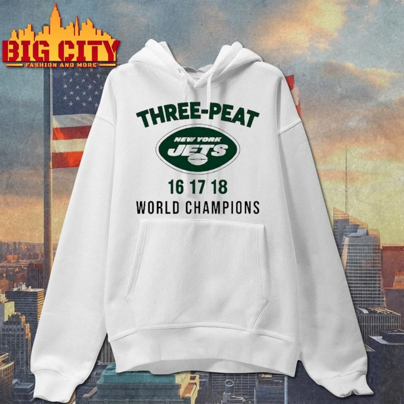 Three Peat New York Jets World Champions Shirt