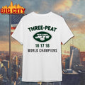 Three Peat New York Jets World Champions Shirt