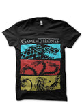 Three Houses Black T-Shirt Hoodie, Sweatshirt | PureTeeCo.com