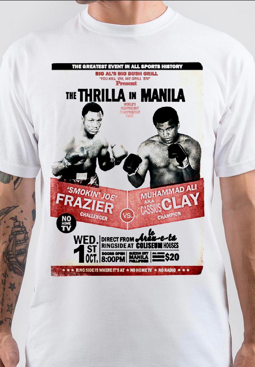Thrilla In Manila T-Shirt Hoodie, Sweatshirt | PureTeeCo.com