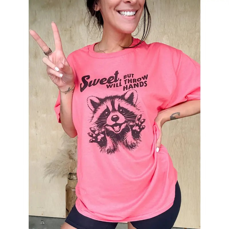 Throw Hands Graphic Tee Hoodie, Sweatshirt | PureTeeCo.com