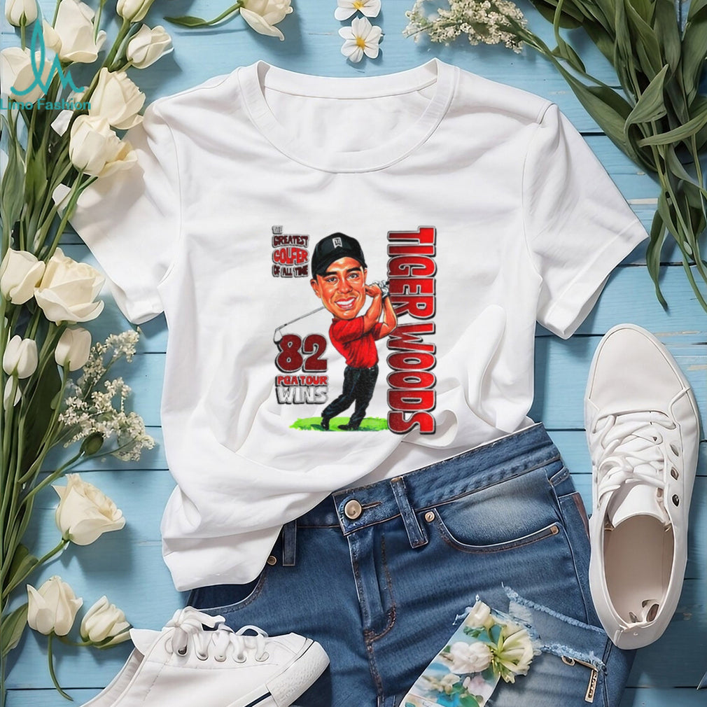Tiger Woods the greatest golfer of all time 82 PGA Tour wins shirt