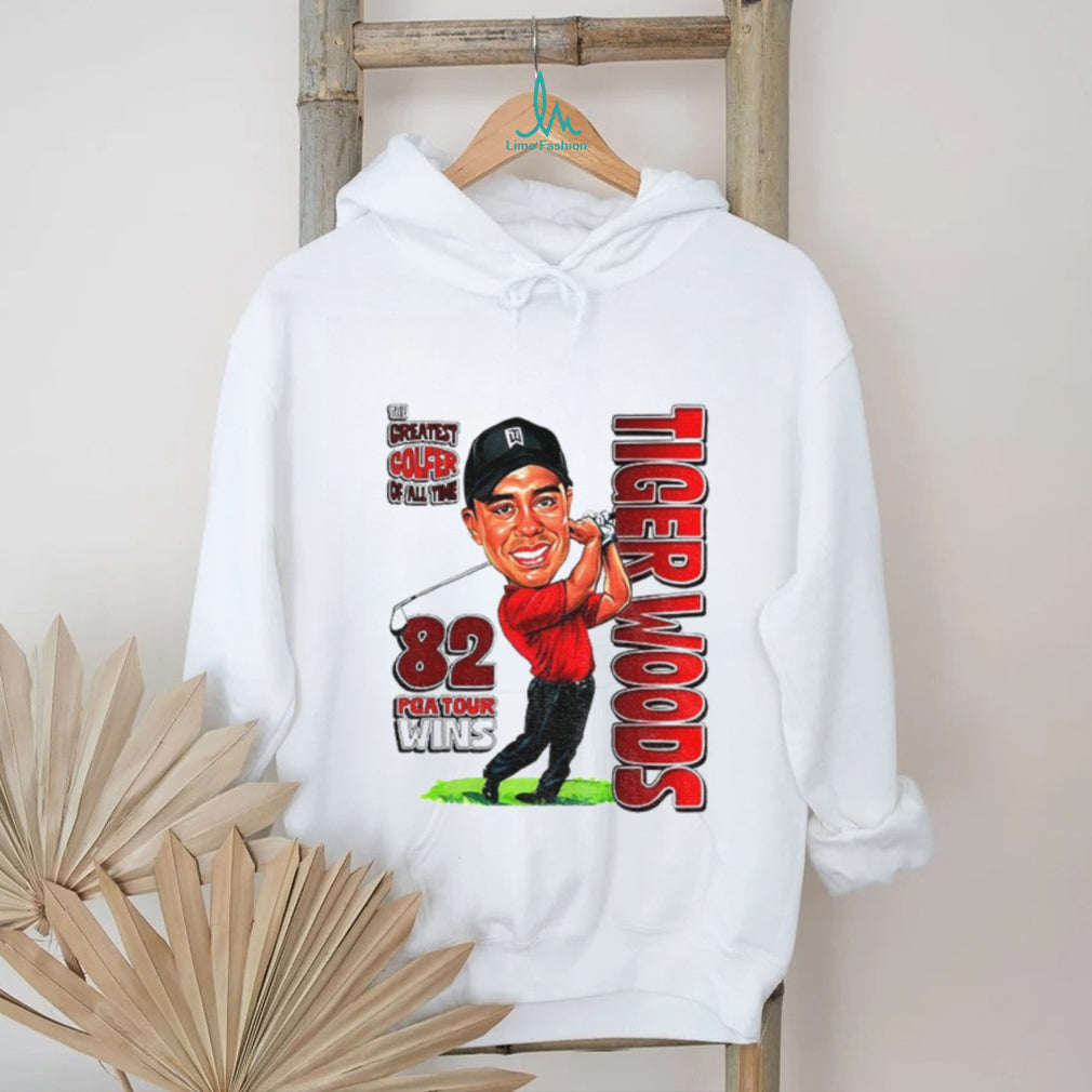 Tiger Woods the greatest golfer of all time 82 PGA Tour wins shirt