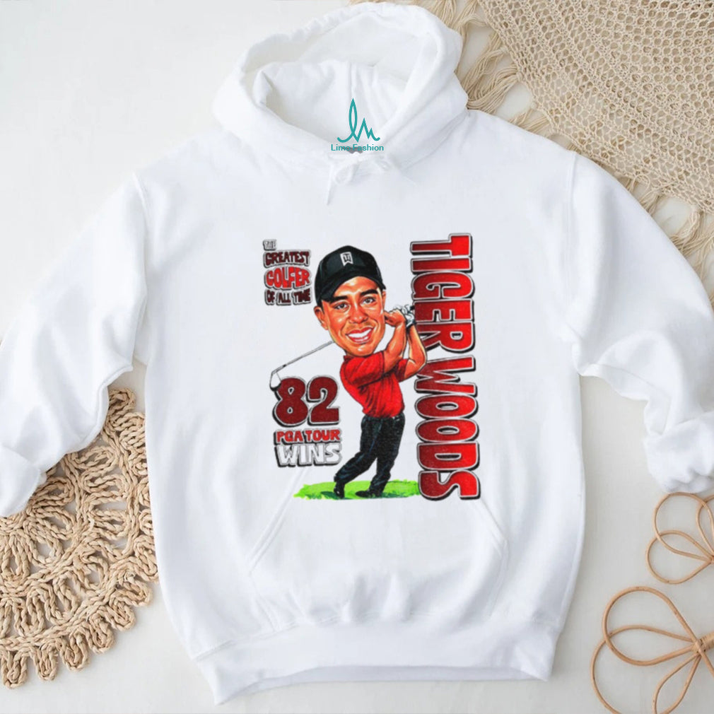 Tiger Woods the greatest golfer of all time 82 PGA Tour wins shirt