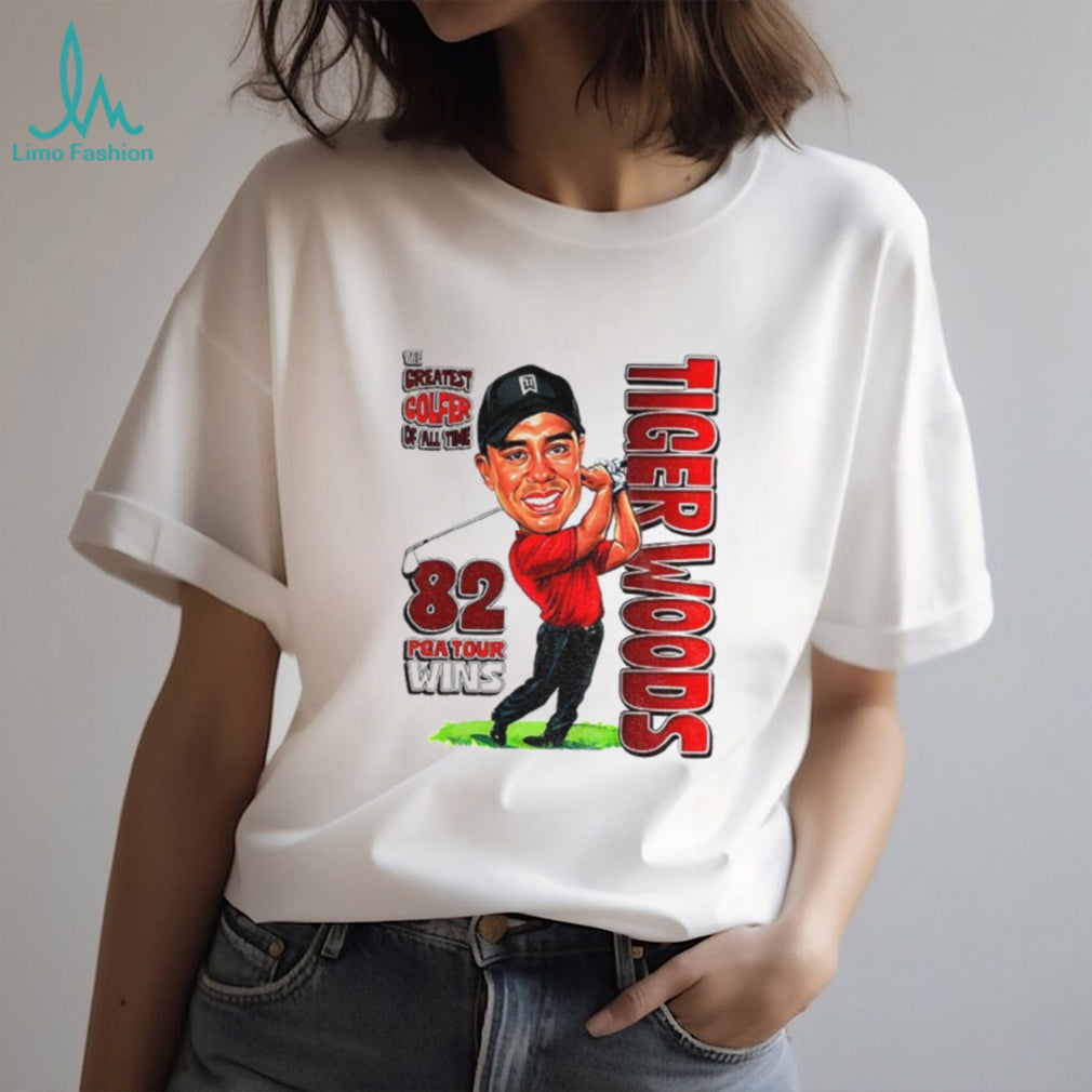 Tiger Woods the greatest golfer of all time 82 PGA Tour wins shirt