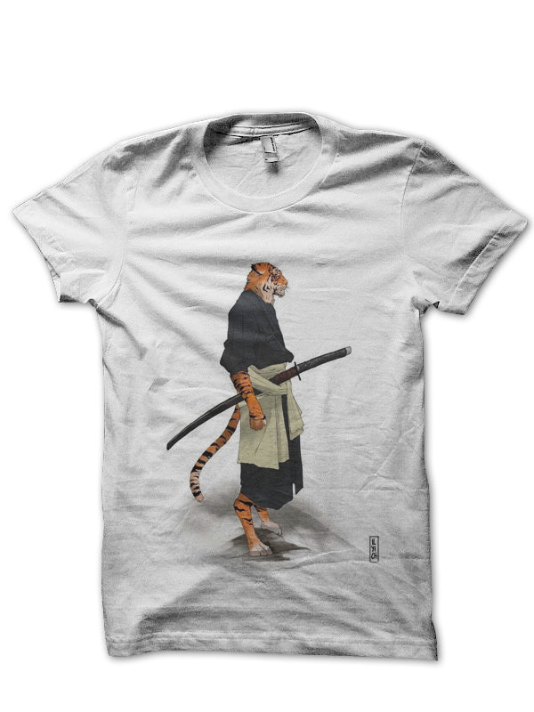 Tiger Samurai T-Shirt Hoodie, Sweatshirt | PureTeeCo.com