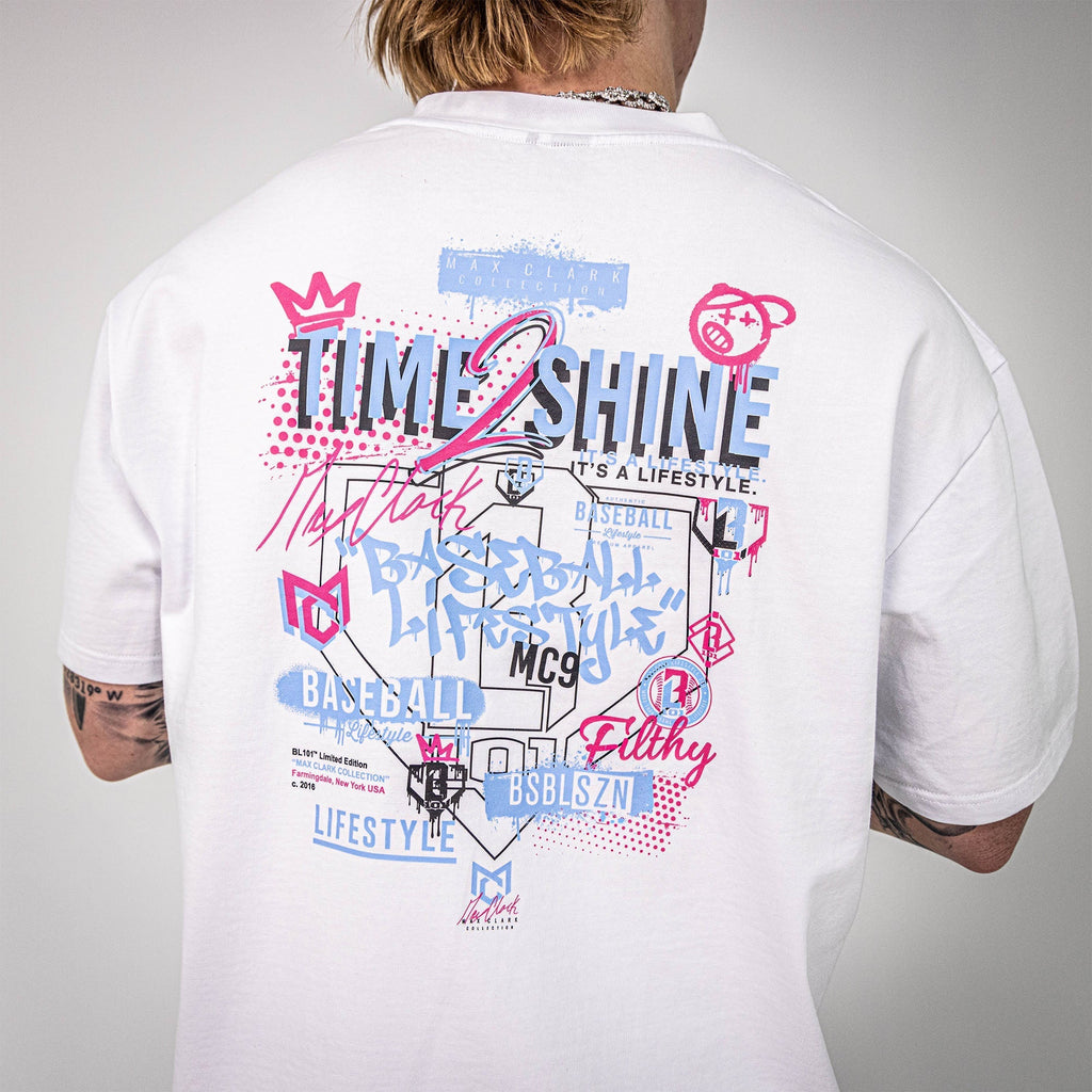 Time 2 Shine Icons Youth Tee - White Hoodie, Sweatshirt | PureTeeCo.com (Image 4)