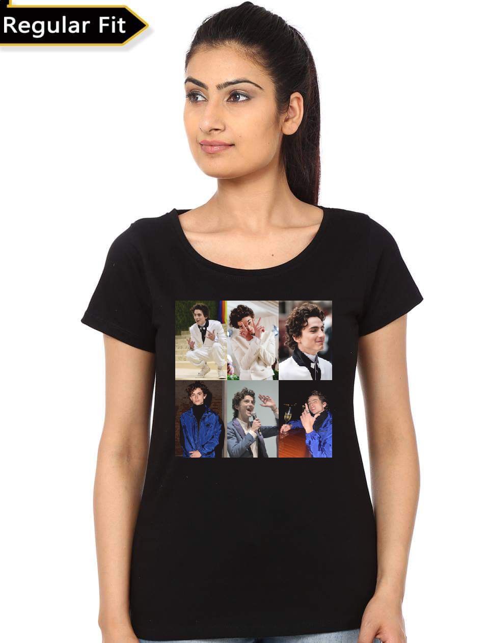 TimothÃ©e Chalamet Girls T-Shirt Style001 Hoodie, Sweatshirt | PureTeeCo.com