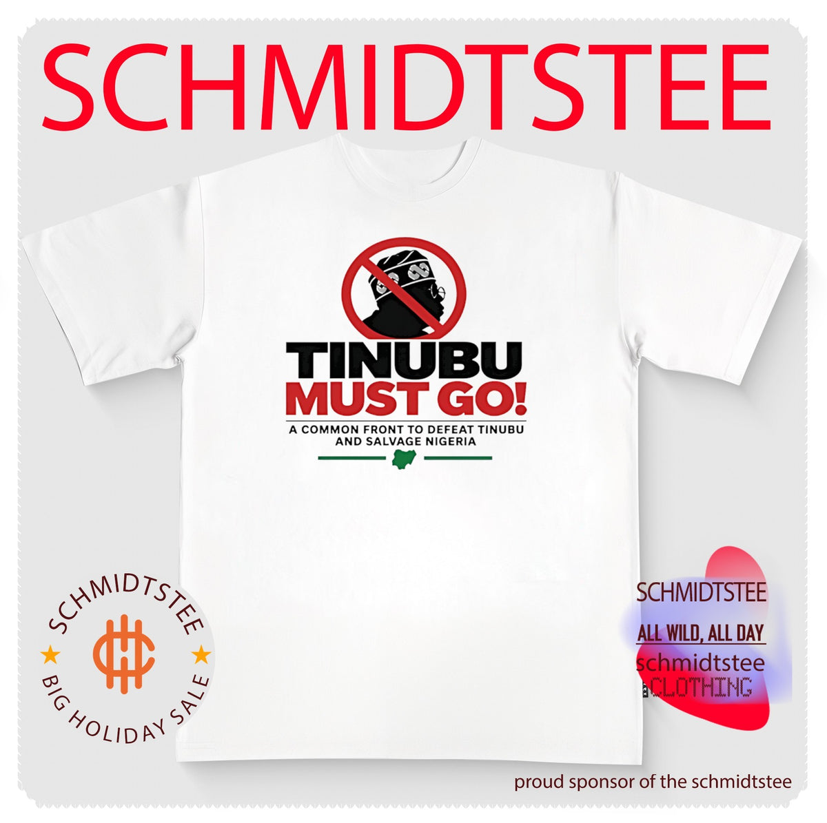 Tinubu Must Go A Common Front To Defeat Tinubu And Salvage Nigeria shirt