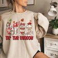 Tis' The Season Baseball Fall Sweatshirt, Coffee Latte Baseball Sweatshirt,Autumn Halloween Sweatshirt,Gamer Day ,Tis The...