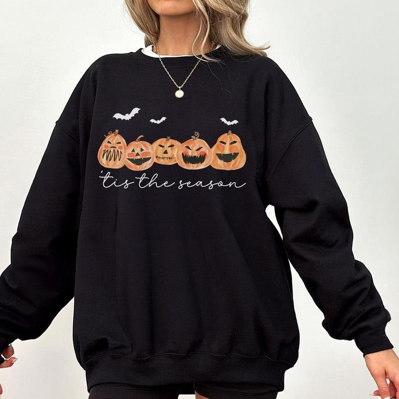 Tis The Season Halloween Shirt, Pumpkin Shirt, Pumpkin Patch,  Thanksgiving Tee, Cute Halloween Shirt, Funny Shirt for...