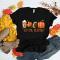 Tis The Season unisex Tshirt - Hot Coffee Shirt - Pumpkin Latte Drink