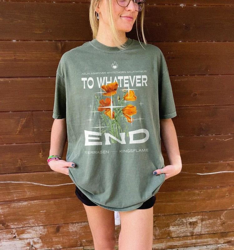 To Whatever End Throne Of Glass Shirt Top Womenswear Underwear Lady Hoodie, Sweatshirt | PureTeeCo.com