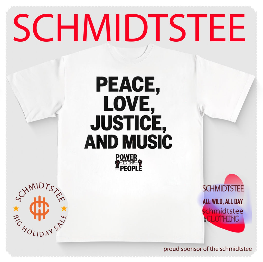Tom Morello Power To The People Peace Love Justice And Music Shirt