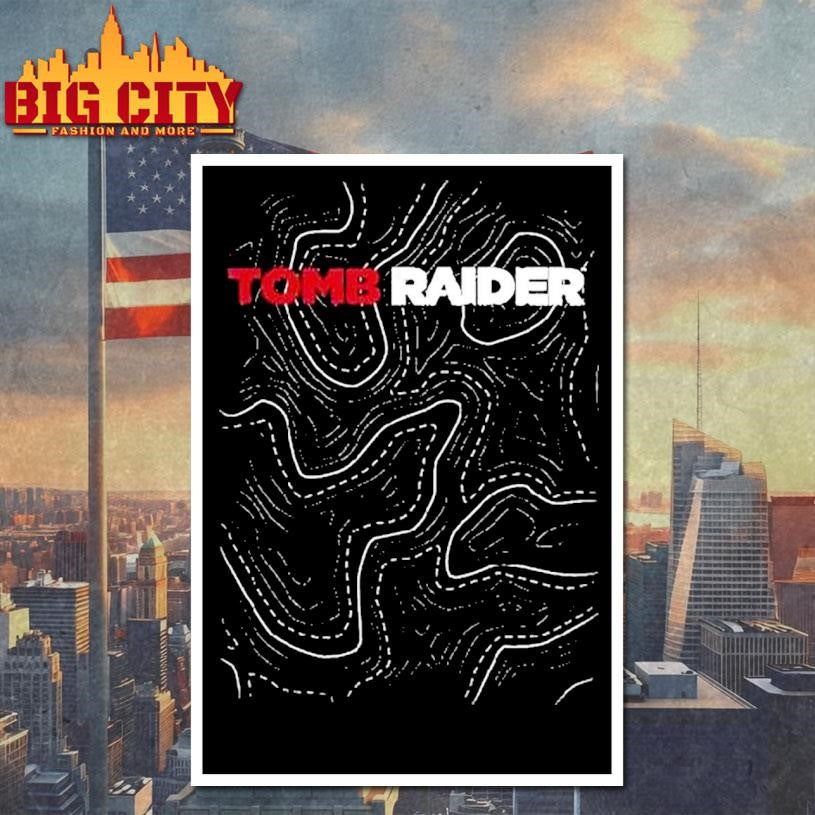 Tomb Raider Map Shirt