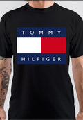 Tommy Hilfiger Black T-Shirt Hoodie, Sweatshirt | PureTeeCo.com